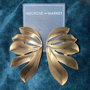 Melrose and Market Gold Leaf Hair Clips